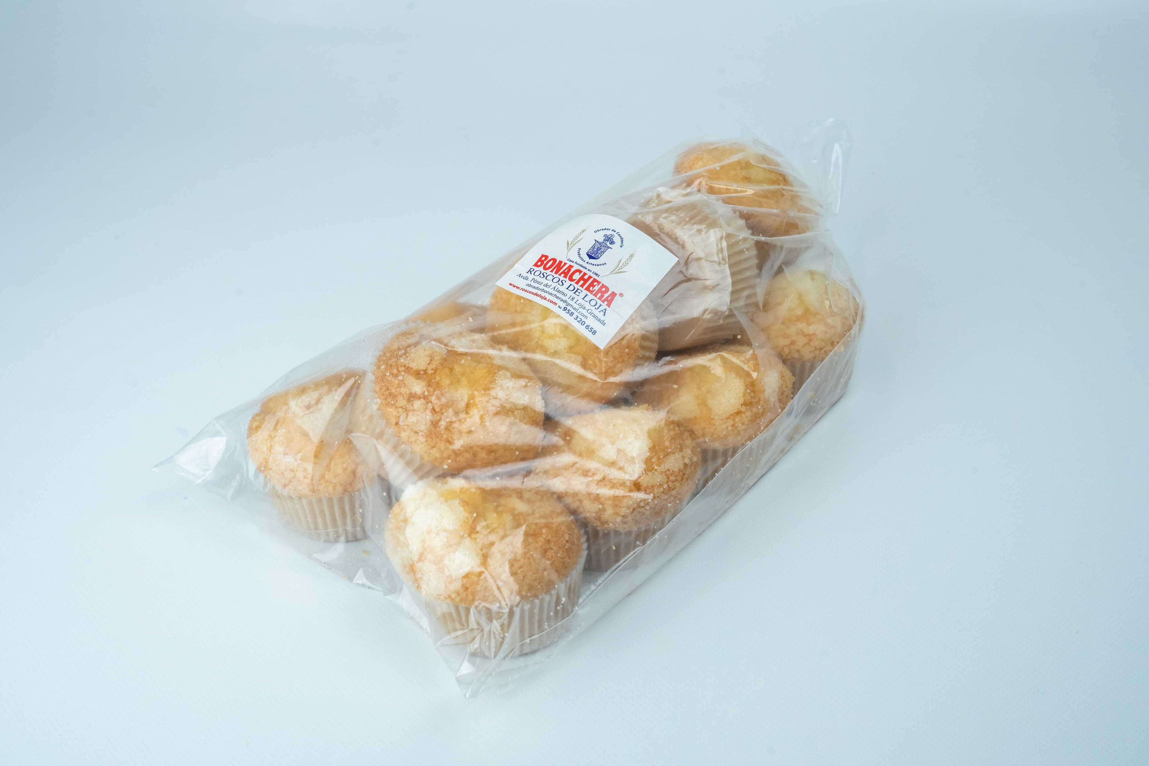 Magdalenas Caseras en Bolsa (12ud)