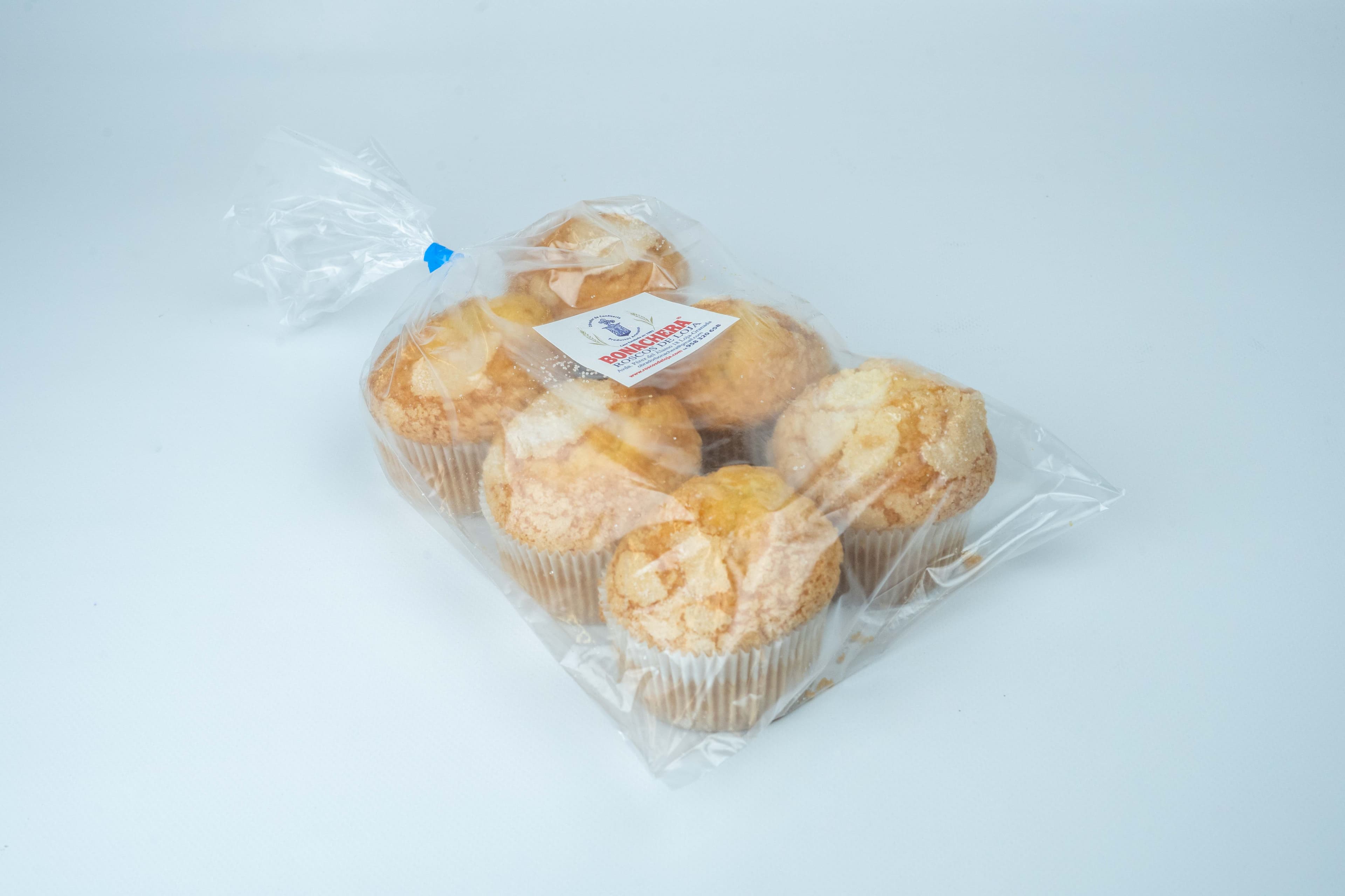 Magdalenas Caseras en Bolsa (6ud)