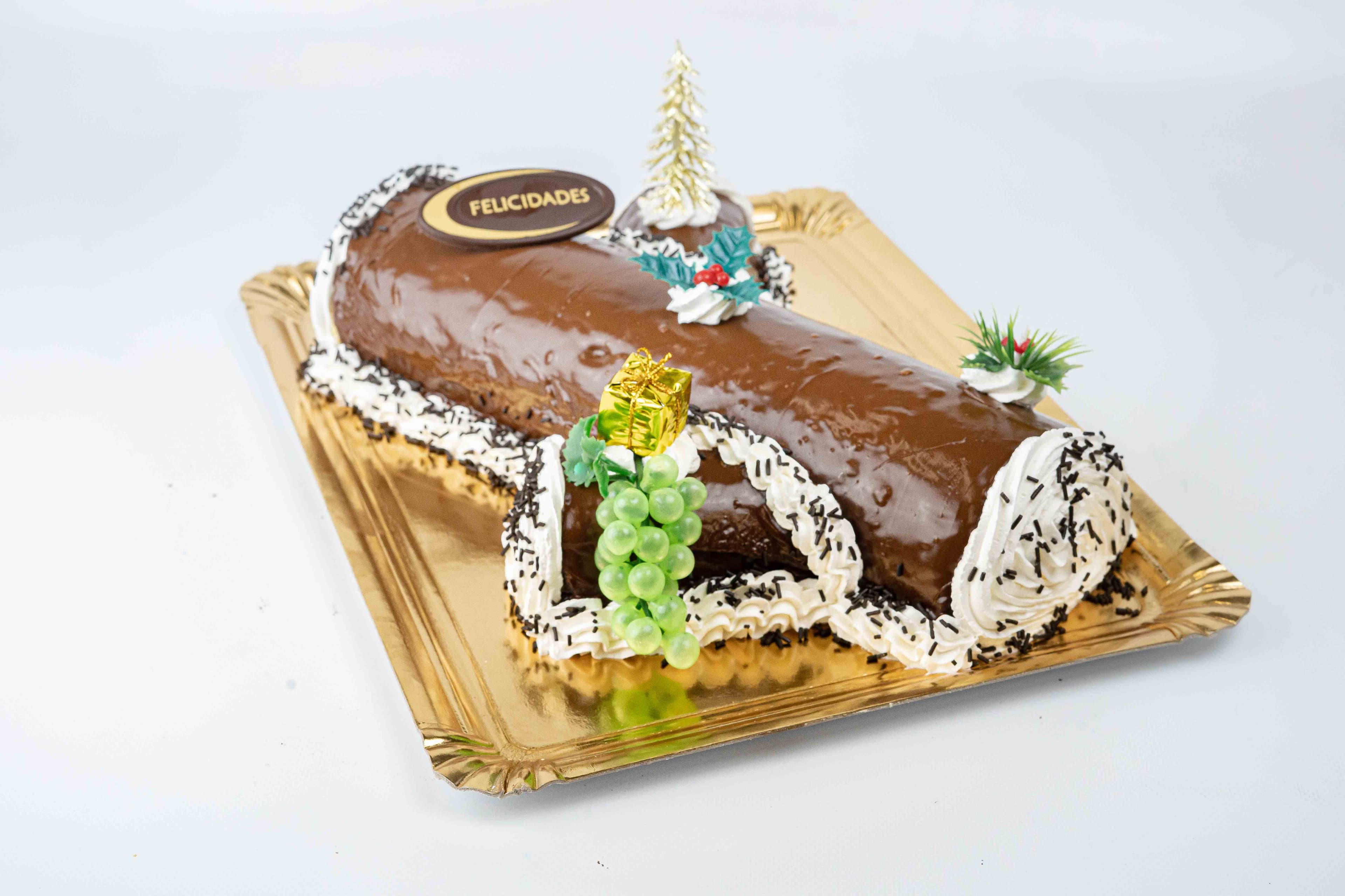 Tronco de Navidad de Chocolate